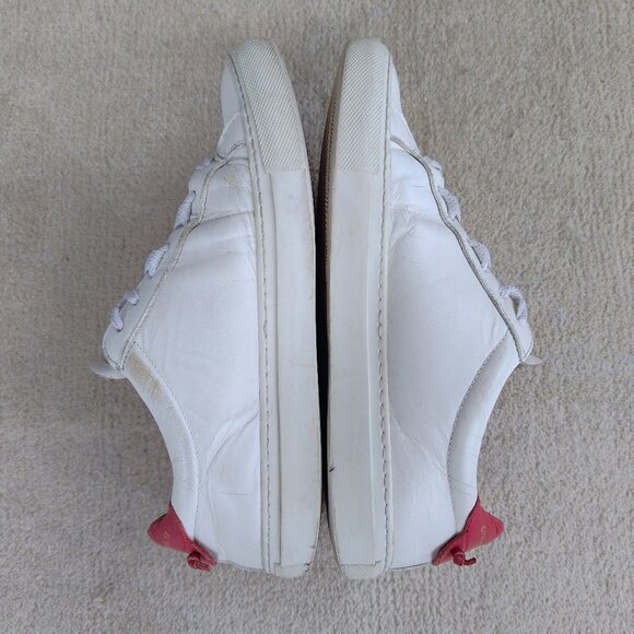 Givenchy White Leather Sneakers Color-block Red Gold Basics Common Projects - Picture 5 of 6